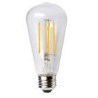 Halco 85145 ST19CL8ANT/827/LED2;ST19 120V 8W 2700K E26 CLEAR PROLED