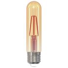 Bulbrite 861359 LED3T9/21K/FIL-NOS/3-2PK Pack of (2) LED Filament T9 Nostalgic Thread Edison Light Bulb, 25 Watt Equivalent, Antique Finish