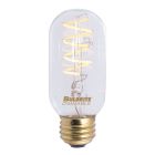 Bulbrite 861402 LED4T14/22K/FIL-NOS/CURV/SPIRAL-2PK Pack of (2) 4 Watt Dimmable Antique Nostalgic Curved Filament T14 Medium (E26) LED Bulb - 2200K and 85 CRI