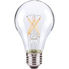 Satco S8616 7A19/CL/LED/E26/27K/ES/120V 7W A19 LED; Clear; Medium base; 2700K; 800 Lumens; 120V; Carded