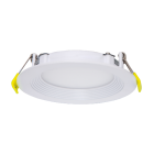 Halco 89107 DFDSL4-10-CS-BT;ProLED Select Direct Fit Slim Downlight 4" 10W 650lm CCT Selectable Baffle Trim