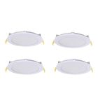 Halco,89140, FSDLS4FR10/CCT/LED/4PK, Field Selectable Slim Downlight 4in 10W 2700K 5000K Dimmable JA-8 ProLED Select 4 Pack