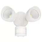 Naturaled  9694 BFD20/850/WH-SEN (Security Lights - Dual Head - With Motion SN) 120V (20W) 50,000Hr 1400 5000K