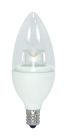 Satco S28574 3.5CTC/LED/930/E12/120V 3.5W LED Candle; 3000K; Candelabra base; 120V