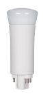 Satco S29861 9WPLV/LED/850/DR/4P 9W LED PL 4-Pin; 5000K; 1000 Lumens; G24q base; 50000 Average rated hours; 120 Deg. beam spread