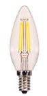 Satco S29877 4.5W CTC/LED/27K/CL/90CRI 4.5W B10 LED; Clear; Candelabra base; 2700K; 350 Lumens; 120V