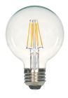 Satco S29878 5.5G25/CL/LED/E26/27K/90CRI 5.5W G25 LED; Clear; Medium base; 2700K; 500 Lumens; 120V