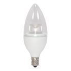 Satco S8952 4.5CTC/LED/3000K/E12/120V 4.5W; B11 LED; 3000K; Candelabra base; 120V