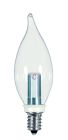 Satco S9153 1W CFC/LED/120V/CD 1W LED; CA8; Clear; 2700K; Candelabra base; 120V