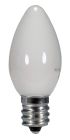 Satco S9157 0.5W C7/WH/LED/120V/CD 0.5W LED; C7; White; 2700K; Candelabra base; 120V