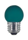 Satco S9163 1.2W S11/GR/LED/120V/CD 1.2W LED; S11; Ceramic Green; Medium base; 120V