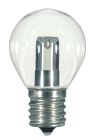 Satco S9167 1.0W S11/CL/LED/E17/120V/CD 1W LED; S11; Clear; 2700K; Intermediate base; 120V