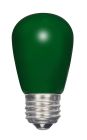 Satco S9171 1.4W S14/GR/LED/120V/CD 1.4W LED; S14; Ceramic Green; Medium base; 120V