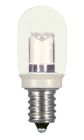 Satco S9177 0.8W T6/CL/LED/120V/CD 0.8W LED; T6; Clear; 2700K; Candelabra base; 120V