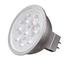 Satco S9498 6.5MR16/LED/40'/40K/12V 6.5W; LED MR16 LED; 4000K; 40 deg. beam spread; GU5.3 base; 12V AC/DC