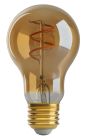 Satco S9966 4A19/SPIRAL/LED/AMB/120V 4W A19 LED; Amber; Medium base; 2000K; 260 Lumens; 120V