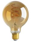 Satco S9968 4G30/SPIRAL/LED/AMB/120V 4W G30 LED; Amber; Medium base; 2000K; 260 Lumens; 120V