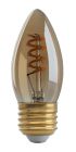 Satco S9970 2ETC/SPIRAL/LED/AMB/120V 2W B10 LED; Amber; Medium base; 2000K; 120 Lumens; 120V