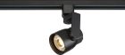 Nuvo TH424 1 Light - LED - 12W Track Head - Angle Arm - Black - 36 Deg. Beam