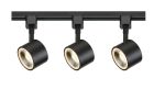Nuvo TK404 Track Lighting Kit; 12 watt LED; 3000K; 36 degree; Round shape; Black finish