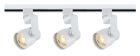 Nuvo TK423 Track Lighting Kit; 12 watt LED; 3000K; 36 degree; Round shape with angle arm; White finish