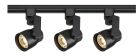 Nuvo TK424 Track Lighting Kit; 12 watt LED; 3000K; 36 degree; Round shape with angle arm; Black finish