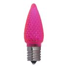 Bulbrite 862035 (LED/C9P-25PK) 0.6W LED C9 PINK E17 120V-25PK