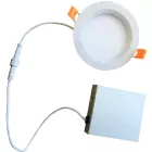 Bulbrite 861666 (LED9JBOXDL/4/827/WHRD/D-2PK) 9W LED 4" RECESSED DOWNLIGHT W/ METAL JBOX WHITE ROUND DIMMABLE 80CRI 2700K 120V-2PK