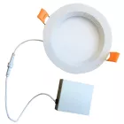 Bulbrite 861683 (LED18JBOXDL/8/940/WHRD/D-2PK) 18W LED 8" RECESSED DOWNLIGHT W/ METAL JBOX & BAFFLE WHITE ROUND DIMMABLE 90CRI 4000K 120V-2PK