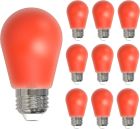 Bulbrite 862318 (LED2S14/RED/FIL/D-10PK) 2.5W LED S14 RED FILAMENT DIMMABLE-10PK