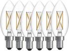 Bulbrite 776230 (LED4B11/30K/FIL/D/B/2/6P) 4W LED B11 3000K FILAMENT E12 DIM - 6PK
