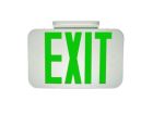 Maxlite EX-GWRC (103368) EXIT, THERMOPLASTIC, GREEN LETTERS, WHITE, REMOTE HEAD CAPABLE, BATTERY BACKUP