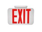 Maxlite EX-RWRC (103369) EXIT, THERMOPLASTIC, RED LETTERS, WHITE, REMOTE HEAD CAPABLE, BATTERY BACKUP