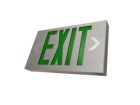 Maxlite EXA-GW (108896) THIN ALUMINUM EXITS GREEN, BATTERY BACKUP