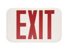 Maxlite EXT-RW (105541) THIN EXIT, THERMOPLASTIC, RED LETTERS, WHITE, BATTERY BACKUP
