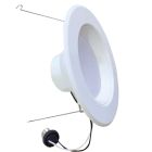 Bulbrite 861492 LED14REC/5/6/940/WHRD/D-4PK Pack of (4) 14 Watt Adjustable 5/6"Integrated LED Recessed Downlight with E26 Quick Connect Adaptor, 2700K Warm White Light, 1100 Lumens