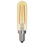 Bulbrite 861408 LED2T6/21K/FIL-NOS/3-4PK  LED Filament T6 Nostalgic Thread Edison Light Bulb, 25 Watt Equivalent, 2100K, Antique, 4 Piece