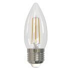 Bulbrite 861418 LED4B11/27K/FIL/E26/3-4PK Pack of (4) 4.5 Watt Dimmable Clear Filament B11 Medium (E26) LED Bulb - 350 Lumens, 2700K, and 90 CRI