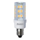 Bulbrite 861516 LED4E11/30K/120/D-2PK LED Mini T4 Dimmable Mini-Candelabra Screw Base (E11) Light Bulb 35 Watt Equivalent 3000K, Clear 1-Pack