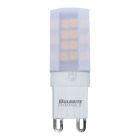 Bulbrite 861515 LED4G9/30K/120/F/D-2PK Pack of (2) 4.5 Watt Dimmable Frost Mini T4 Bi-Pin (G9) LED Bulb - 340 Lumens, 3000K, and 80 CRI
