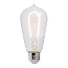 Bulbrite 861404 LED4ST18/22K/FIL-NOS/CURV/1890-2PK Curved LED Filament 4 Watt Dimmable Nostalgic Hairpin Filament ST18 Light Bulbs with Standard (E26) Base, Pack of 2