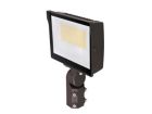 Maxlite MSF105UW-WCSBKPC (108584) SLIM FLOOD, 105/95/85W 120-277V, WIDE, 3/4/5K/WATT SELECTABLE, BRONZE, KNUCKLE SLIPFITTER MOUNT, PHOTOCELL