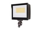 Maxlite MSF60UW-WCSBKTYPC (108582) SLIM FLOOD, 60W 120-277V, WIDE, WATTAGE/CCT SELECTABLE, BRONZE, KNUCKLE 1/2" THREADED NIPPLE & YOKE MOUNT, PHOTOCELL