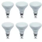 Damar World Wide 04823A-6 BR40 65W 130V Medium Base E26 2700K Warm White 6-pack