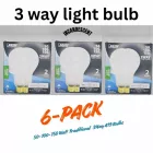 Fiet Electric 50/150/6 A21 50W-100W-150W 120V Medium Base E26 3000K Soft White 6-pack
