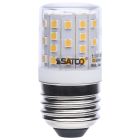 SATCO S11201 (3.5T14/CL/930/120-240V/E27/CD) 3.5 Watt T14 LED - 3000K CCT - European Medium Base - Clear Finish - Appliance Lamp - 120-240 Volt