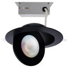 SATCO S11296 15WLED/GBL/6/RGBW/RND/BL 15 Watt - LED Gimbaled Downlight - 6 Inch - RGB & Tunable White - Round - Starfish IOT - Black Finish - 1200 Lumens - 120-277 Volt