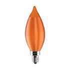 SATCO S11301 2W CA11 LED; Satin Spun Amber; Candelabra base; 2100K; 120V