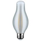 SATCO S11313 7H19/SS/LED/830/E26/120V 7 Watt H19 LED - 3000K CCT - Medium Base - Satin Spun Finish - 120 Volt