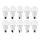 SATCO S11437 12A19/LED/E26/830/120V/10PK;12 Watt A19 LED; 3000K; 75 Watt Replacement; Medium base; 220 deg. Beam Angle; 10-Pack